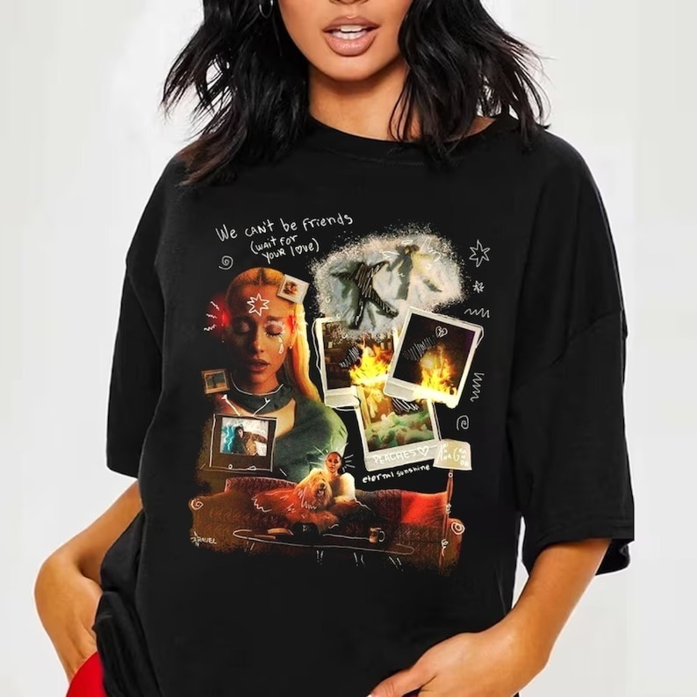 Vintage Ariana We Can't Be Friends Shirt, Grande New Album Graphic Shirt